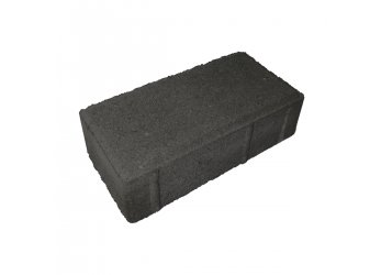 Купить  Плитка тротуарная Кирпичик 60 (черная), плиты бетонные в Минске или Бобруйске
