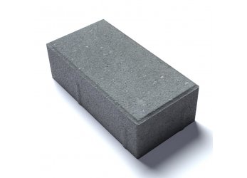 Купить Плитка тротуарная Кирпичик 80 (серая) В30, плиты бетонные  в Минске или Бобруйске