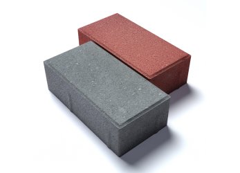 Купить Плитка тротуарная Кирпичик 60 (красная), плиты бетонные в Минске или Бобруйске