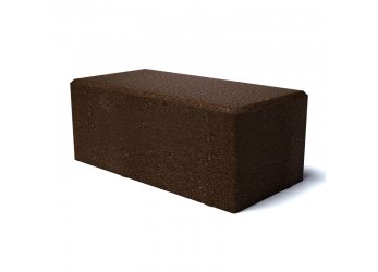Купить  Плитка тротуарная Кирпичик 80 (коричневая), плиты бетонные в Минске или Бобруйске