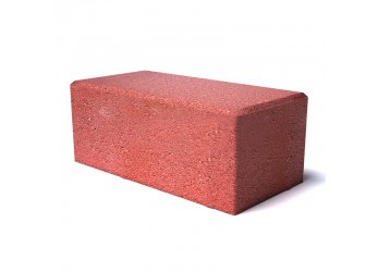 Купить Плитка тротуарная Кирпичик 80 (красная), плиты бетонные  в Минске или Бобруйске